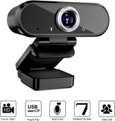 Xecurity Q-CAM Webcam Full HD 1080P - Hoge resolutie webcam voor PC met USB en Microfoon - Geschikt voor Windows en Mac - Perfect voor Skype, Zoom & Teams