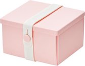 Uhmm Box 02 - Roze / Pink - vierkant / square - foldable / uitvouwbaar