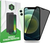 Prisma NL - iPhone 12 - iPhone 12 Pro - Protection d'écran Privacy - Verre de protection AntiSpy - Premium - Protection d'écran - Glas de protection - Verre 9H - Bord noir