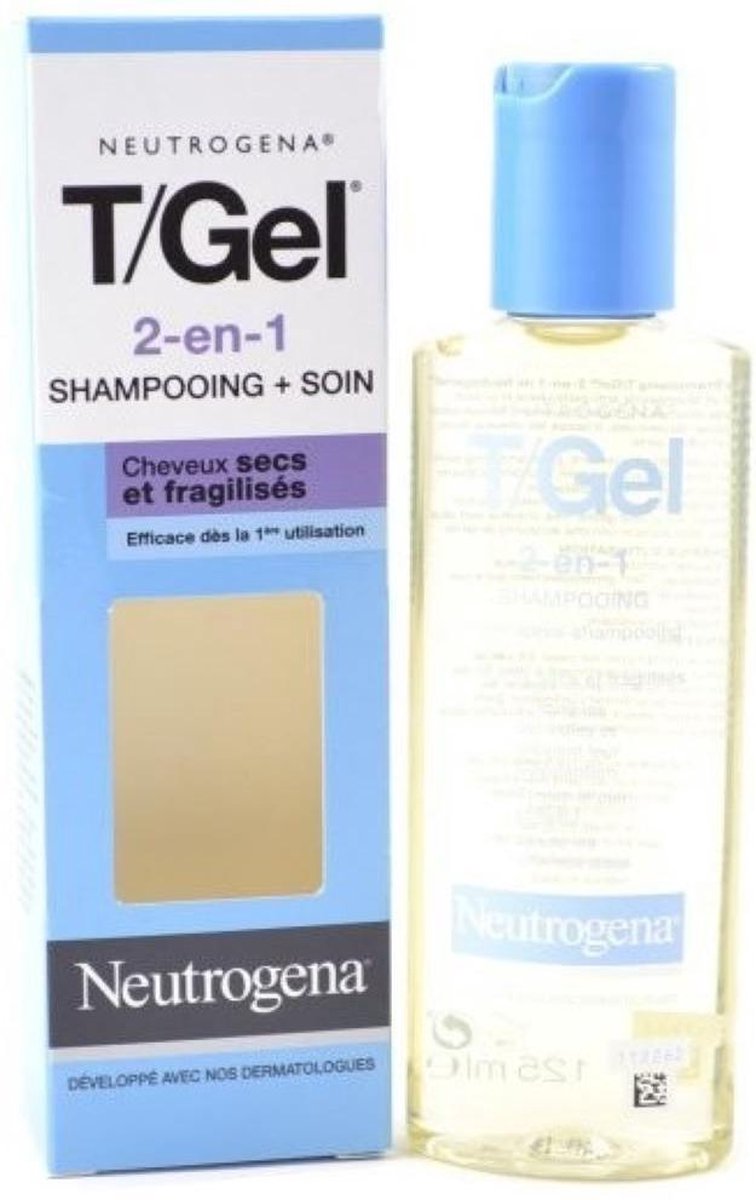 Neutrogena T/Gel 2-en-1 Shampooing + Soin cheveux secs et fragilises 125ml