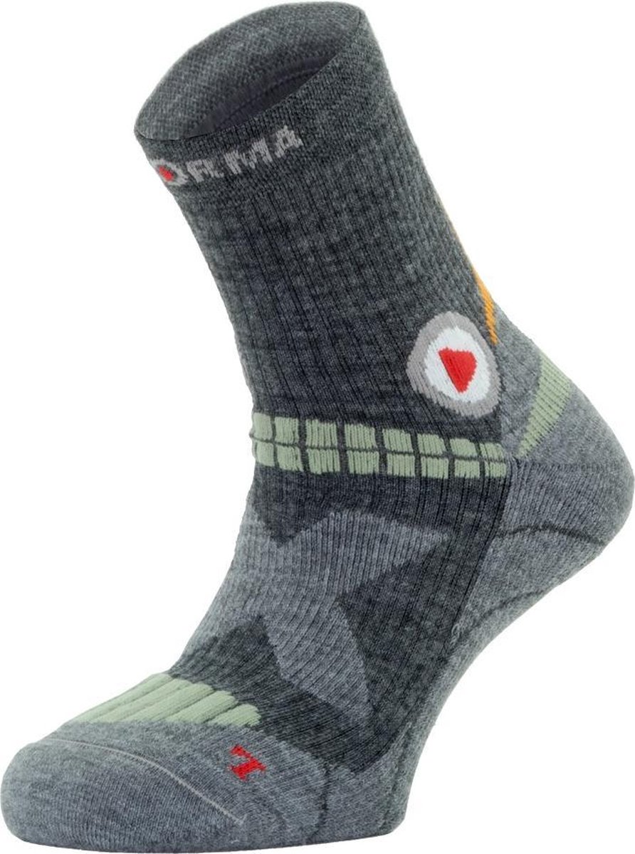 Enforma-Everest extreme-wandel-sport-sokken–achilles support-merino-grijs -XL (45-47)