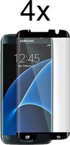 Samsung S7 Edge Screenprotector - Beschermglas Samsung galaxy S7 Edge Screen Protector Glas - Full cover - 4 stuks