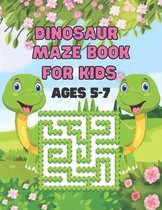 Dinosaur Maze Book For Kids Ages 5-7