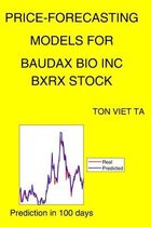 Price-Forecasting Models for Baudax Bio Inc BXRX Stock