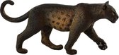 Safari Speeldier Panter Junior 12,4 X 5,4 Cm Rubber Zwart