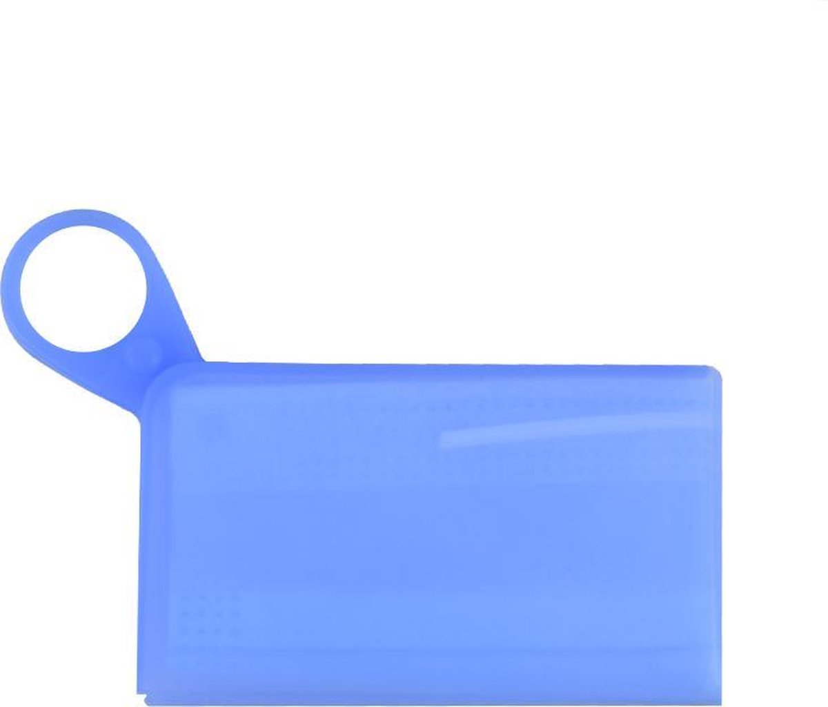 MIRO | Mondkapjes tas – Mondkap beschermer – Gezichtsmasker houder - Holster - Blauw
