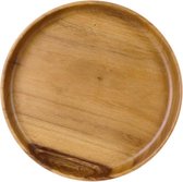 Floz houten bord - gebaksbord - suarhout - set van 2 - fairtrade