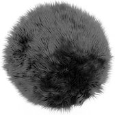 Decoratievacht - Vloerkleed - Donker grijs | Ø70 cm