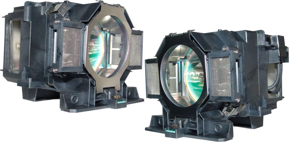Beamerlamp geschikt voor de EPSON H266B beamer, lamp code ELPLP52 / V13H010L52. Bevat originele UHP lamp, prestaties gelijk aan origineel.