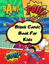 Blank comic book for kids