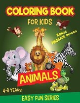 ANIMALS Coloring Book for Kids 4-8 years: Gift Content