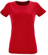 SOLS Dames/dames Regent Fit T-Shirt met korte mouwen (Puur Grijs)