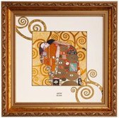 Goebel - Gustav Klimt | Schilderij De Vervulling | Aardewerk - 31cm - met echt goud - Limited Edition