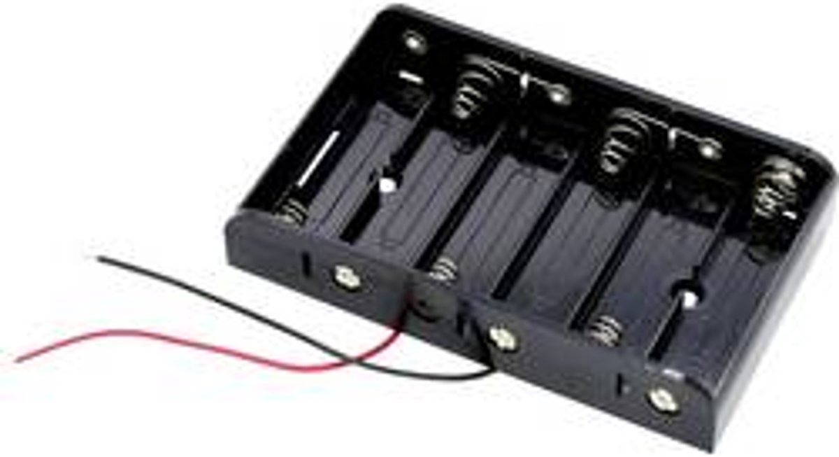 Takachi MP36 Batterijhouder Aantal cellen: 6 AA (penlite) Kabel (l x b x h) 91 x 56 x 16 mm