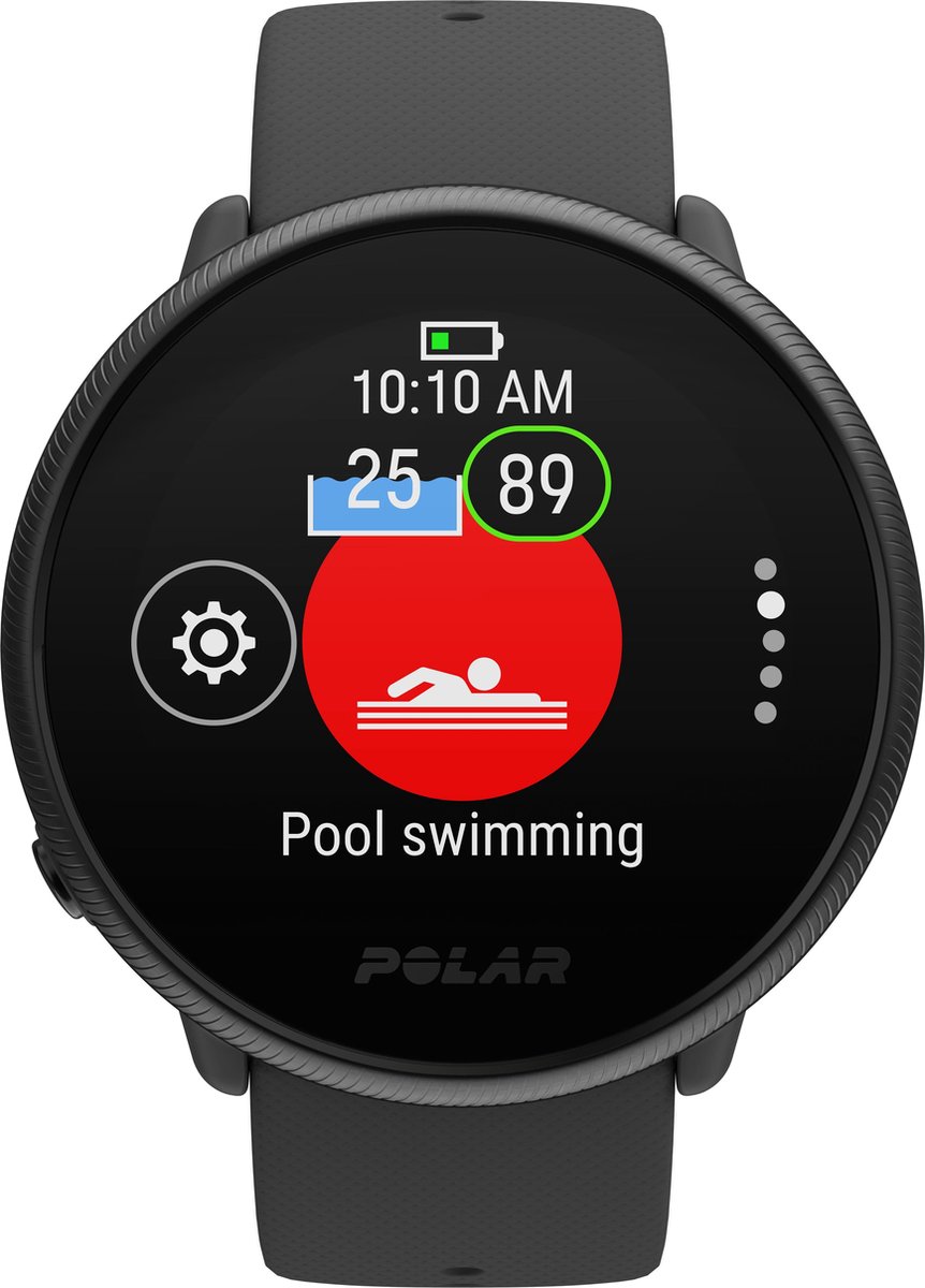 Afbeelding 2 van Polar Ignite 2 Smartwatch Sportwatch Activity Tracker Black/Pearl S-L