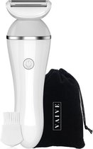 VAIVE 3-in-1 Draadloze Ladyshave Wit - Voor vrouwen - Scheerapparaat