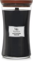 WoodWick Hourglass Large Geurkaars - Black Peppercorn