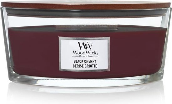 WoodWick Heartwick Flame Ellipse Geurkaars - Cherry