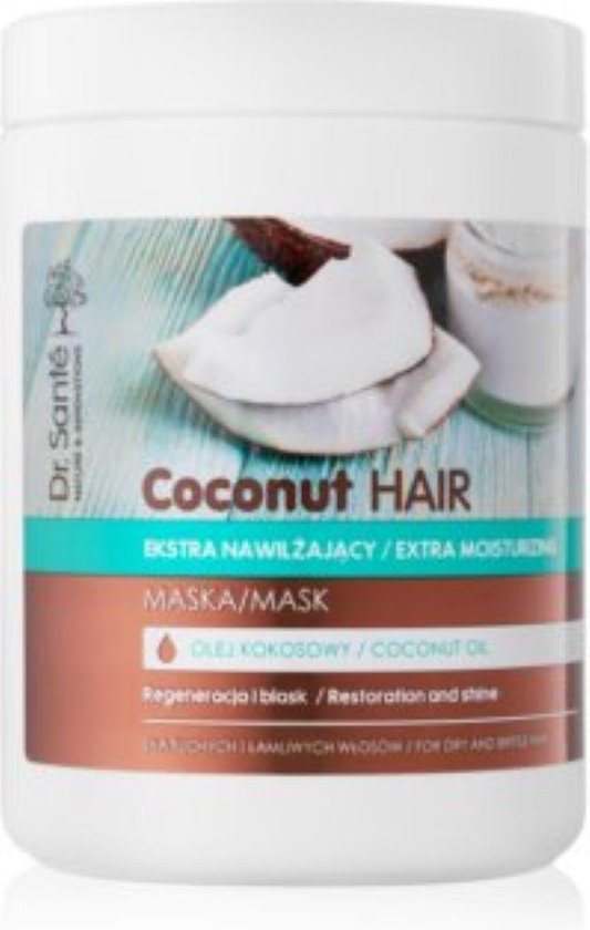 Dr. Santé Coconut Haarmasker met kokos olie - regeneratie voor alle haartypes -... | bol.com