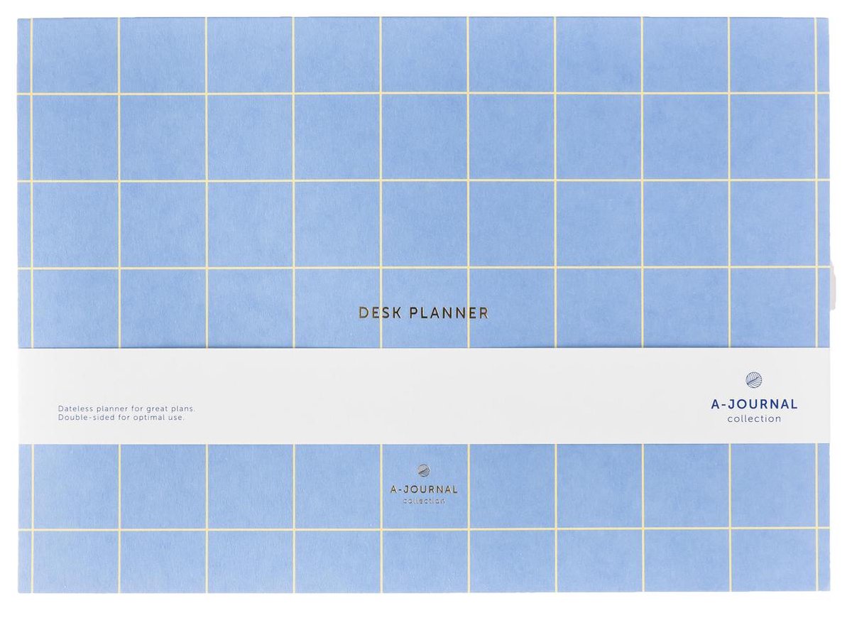 A-Journal Deskplanner - Weekplanner - Lavendel blauw - A-Journal
