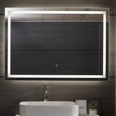 LED Badkamer Spiegel - 100x70cm - Dimbaar - Anticondensfunctie