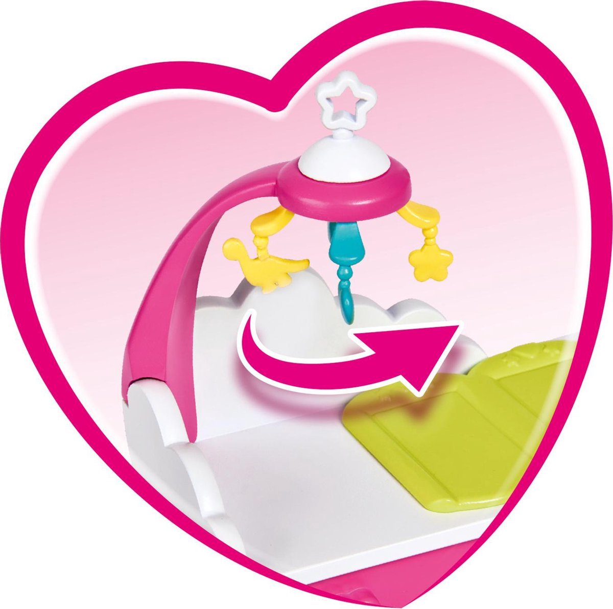 Simba - Steffi Love - Welcome Twins - Zwangere pop - Commode - Badkuip - 29cm - Pop — afbeelding 4
