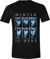 Game of Thrones - Winter Is Here T-Shirt Zwart