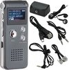 A&K Voice Recorder 8GB - Digitale spraakrecorder - Dictafoon Geluid Telefoon Recorder