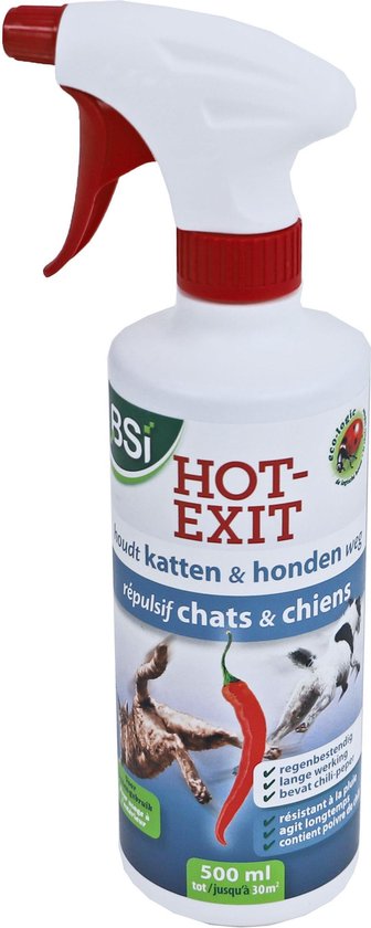 BSI - hot-exit outdoor -  houdt katten en honden weg - Inhoud: 500 ml