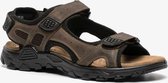 Mountain Peak leren heren sandalen - Bruin - Maat 44 - Echt leer
