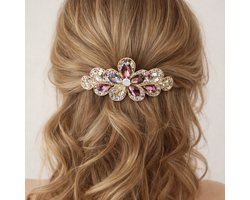 Top 10 Haarsieraden 2026: Bloemvormige strass-haarklem