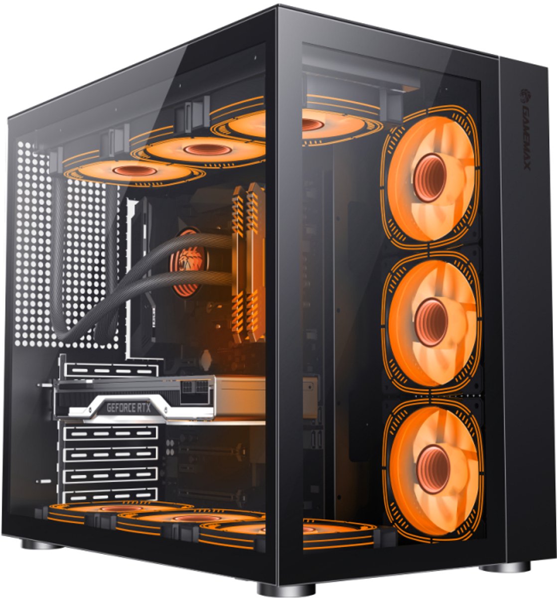 GameMax Infinity BK Midi Tower Zwart