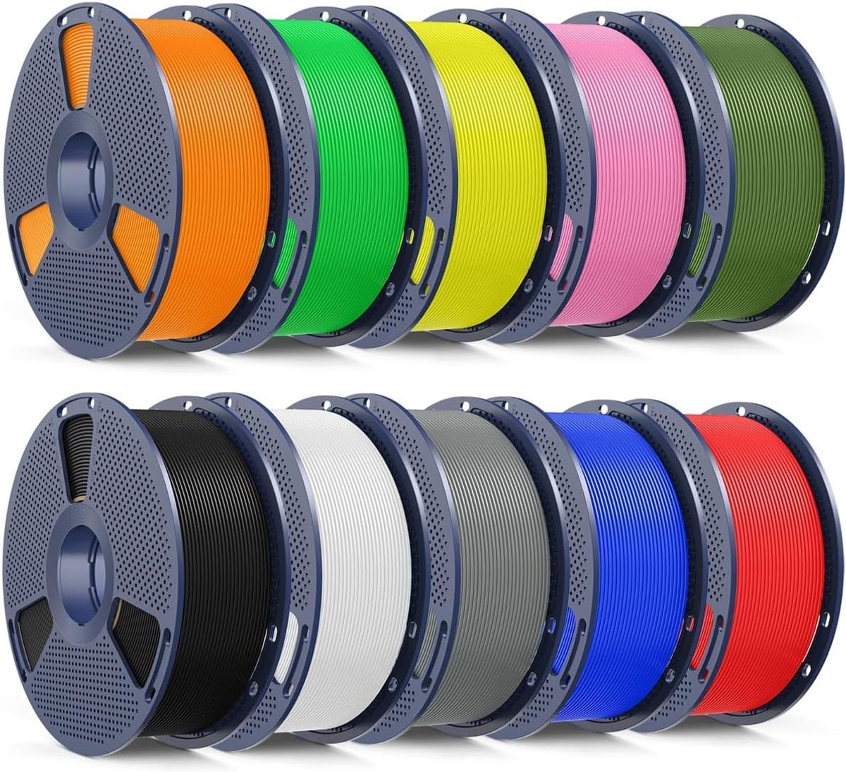 PLA Plus 2.0 Filament – 3D Printer Filament – 3D Printdraad – 3D Print Filament – PLA+ Filament – 10 kg Bundel – Hoge Printsnelheid 50-600 mm/s – Nauwkeurige Diameter ±0,02 mm