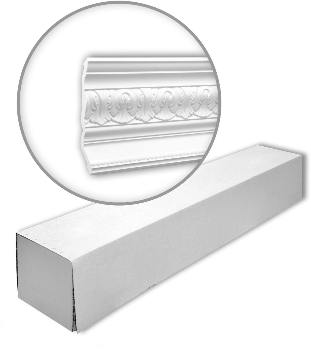 Profhome 150201 1 doos 4 stukken Kroonlijst 8 m
