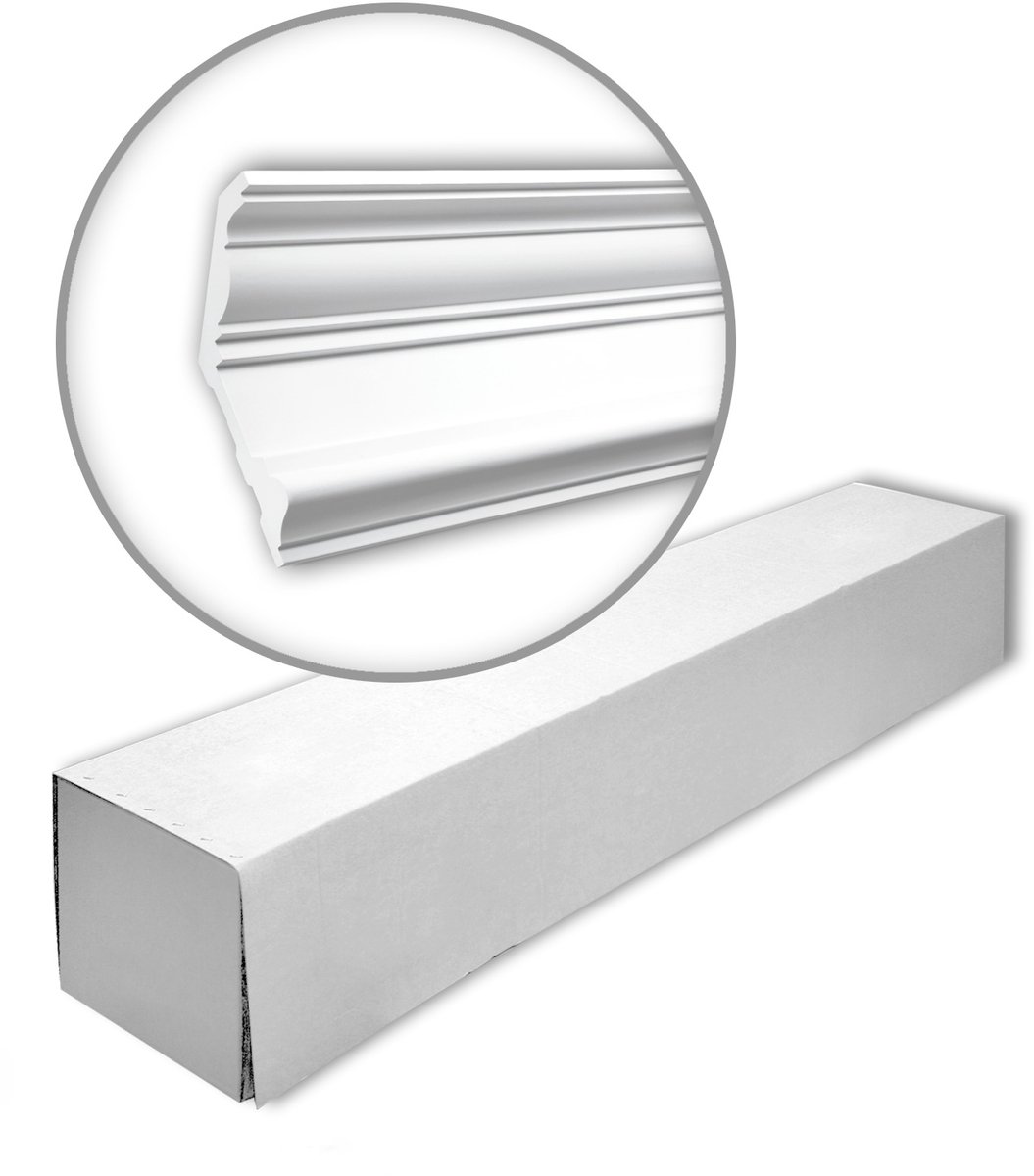 Profhome 150132 1 doos 4 stukken Kroonlijst 8 m