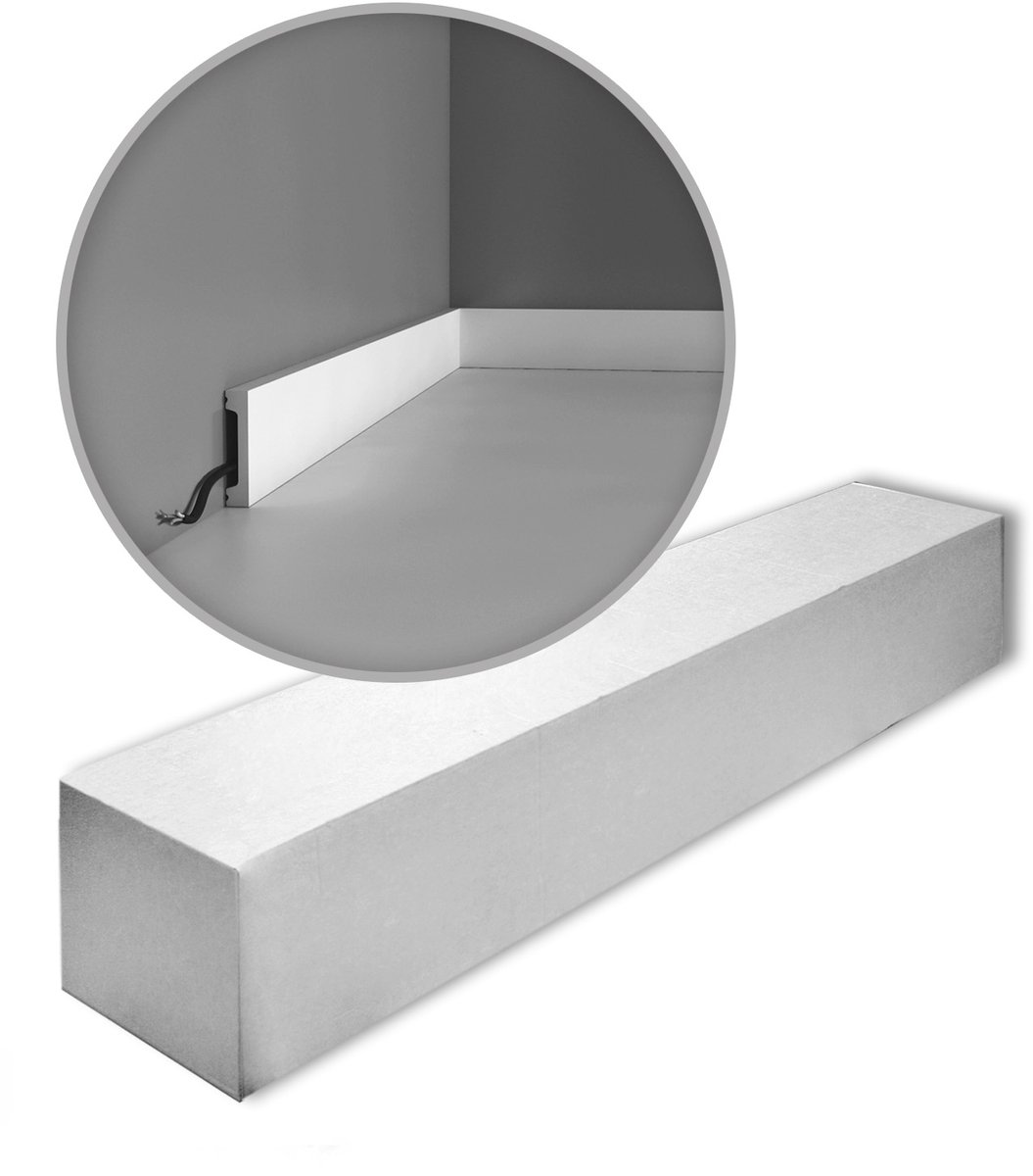 Orac Decor SX157-box AXXENT SQUARE 1 doos 39 stukken Plint 78 m