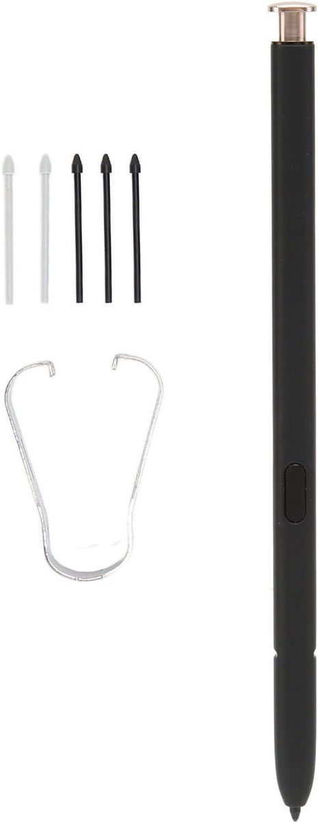 Ultra Stylus Pen met Bluetooth en Nauwkeurige Touch, Vervangbare vullingen in crème.