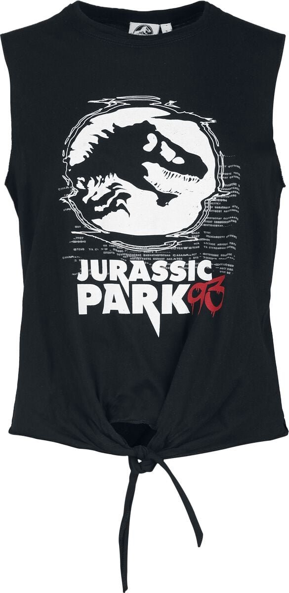 Jurassic Park Jurassic Park 93 Dames Top - zwart - M