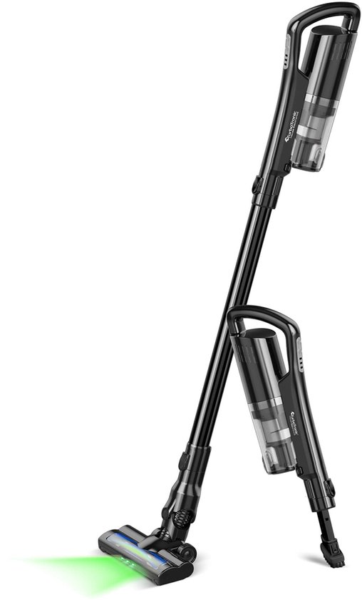 TurboTronic LZ6 Steelstofzuiger met LaserReveal - Zwart