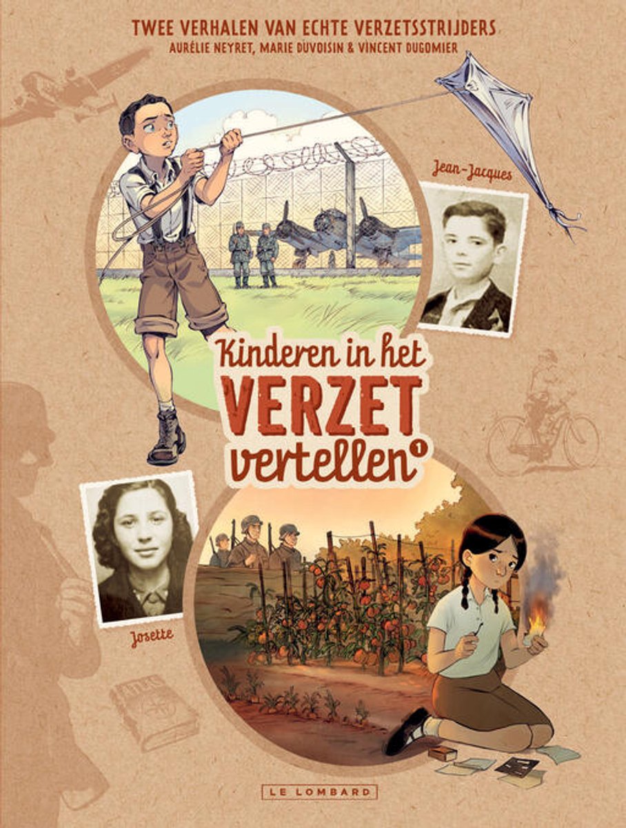 Omslag van Kinderen in het verzet vertellen 1 - Josette en Jean-Jacques