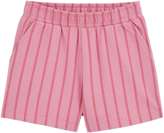 WE Fashion Meisjes seersucker short met streep