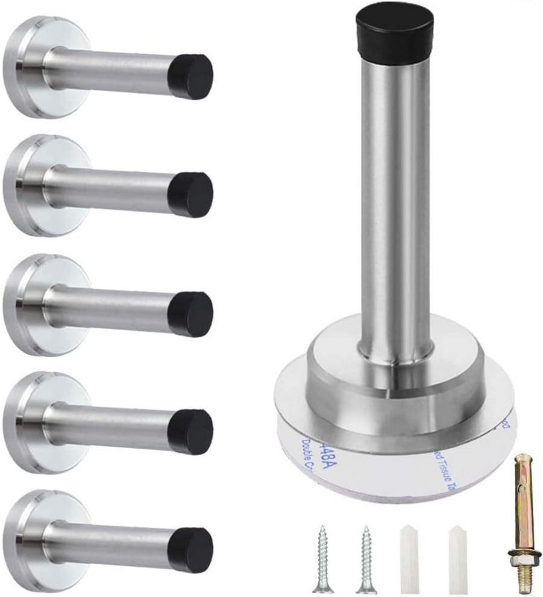 Zware Deurstopper met Rubber en Zelfklevend