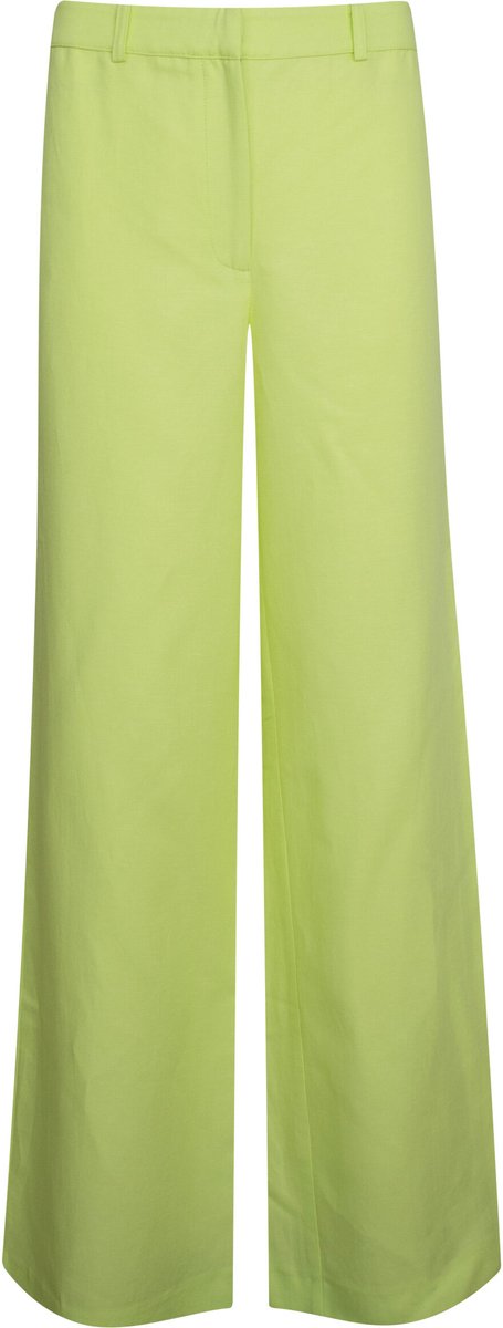 Senso - wijde pantalon limoen groen - maat 38