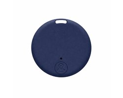 Mini GPS Tracker voor Hond, Sleutels, Rugtas, Koffer – Bluetooth & 4G Smart Tracker met iOS/Android App – Waterdicht IP67 – Huisdier Tracker voor Honden en Katten – Sleutelzoeker en Bagage Tracker met OLED Display – Anti Verlies GPS Tracker-Blauw