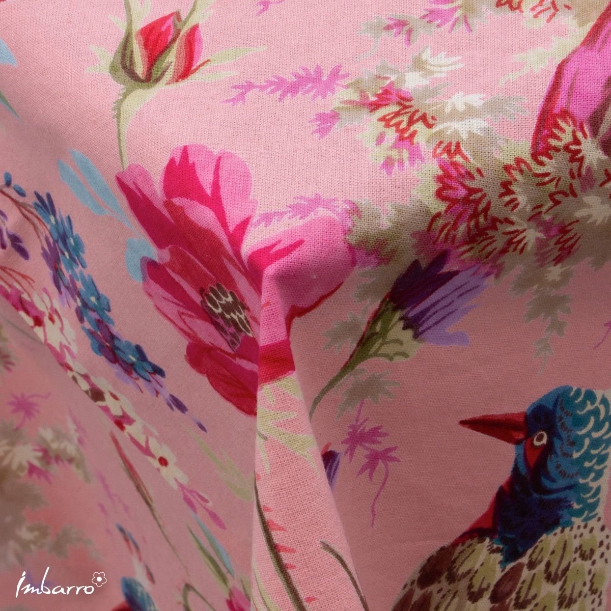 Imbarro Fashion & Home Tafelkleed Paradise Dusty Pink – Katoenen Tafelkleed – Roze – 150x240 cm