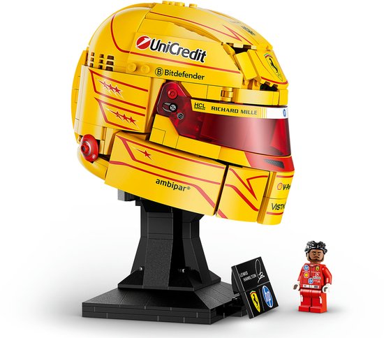 Casque LEGO Editions Scuderia Ferrari HP de Lewis Hamilton - 43022