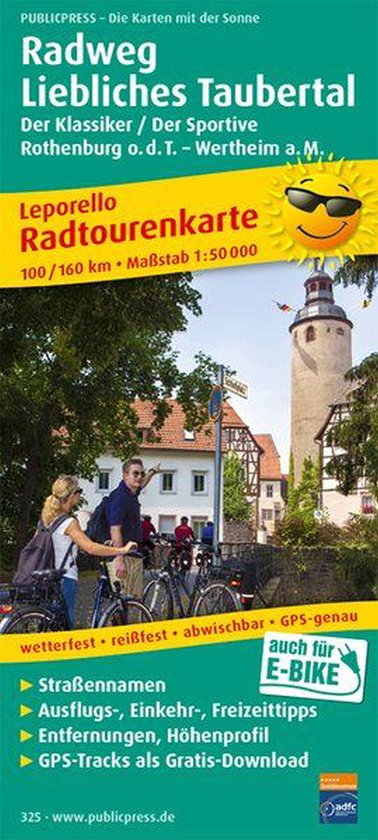 Radweg Liebliches Taubertal 1 : 50 000 - cover