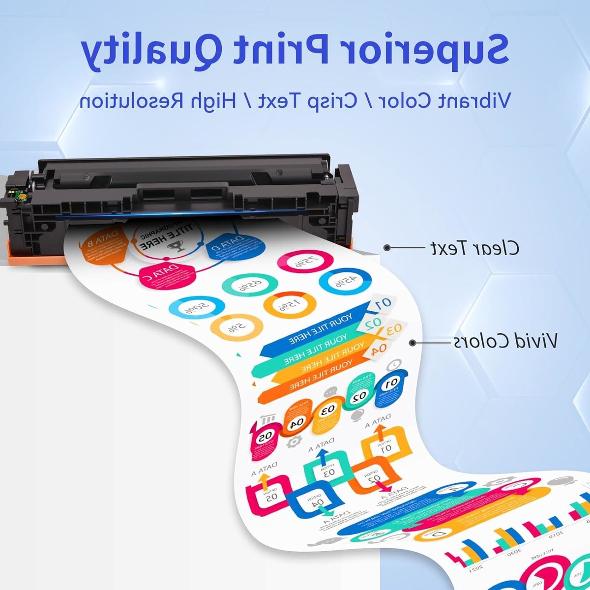 Toner Set – Tonercartridges – Laserjet Toner – Printer Toners – Printcartridges – Compatibel Met Chip – Hoge Paginaopbrengst