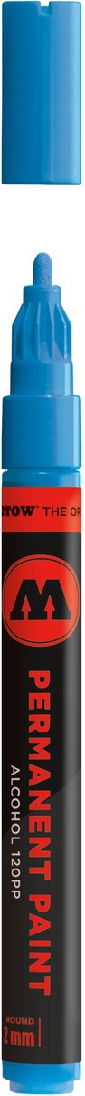 Molotow 120PP Marker Schok Blauw 2mm - Permanente Inkt