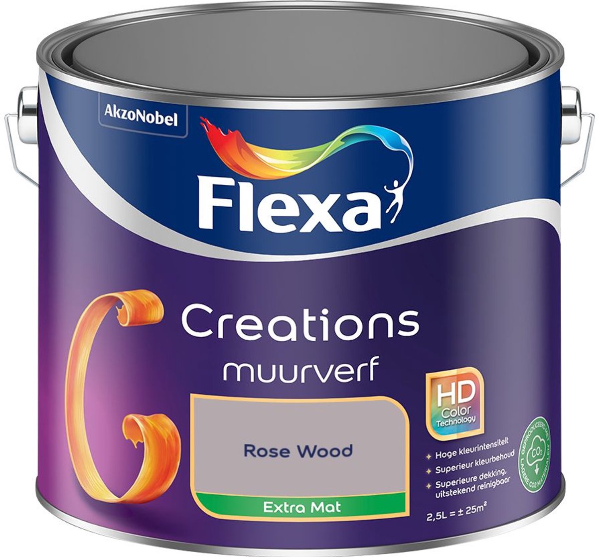 Flexa - Creations Muurverf Extra Mat - Rose Wood - Mengverf - 2,5 L